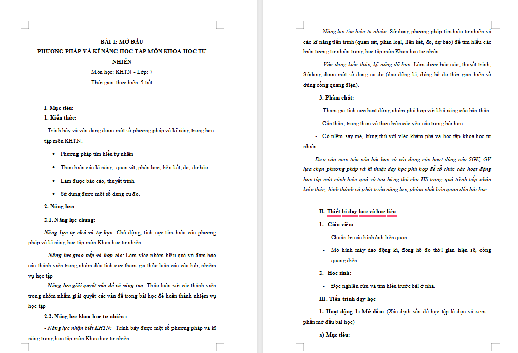 PowerPoint Khoa học tự nhiên 7 CTST Bài 1