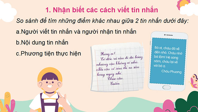 PowerPoint Tiếng Việt 3 Viết tin nhắn