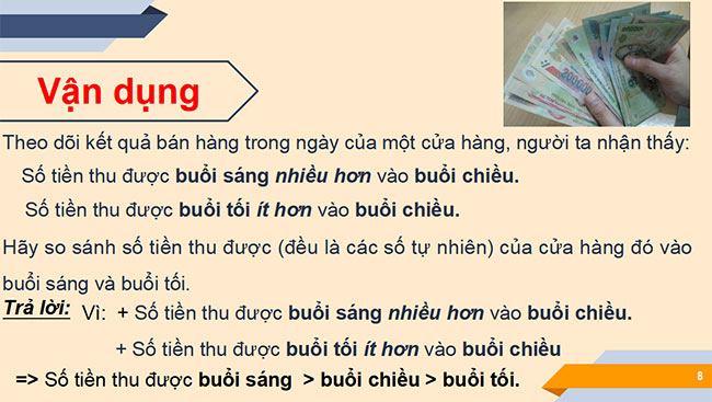 PowerPoint Toán 6 Bài 3: Thứ tự trong tập hợp các số tự nhiên