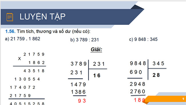 PowerPoint Toán 6: Bài tập cuối chương I