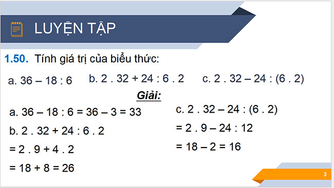 PowerPoint Toán 6: Luyện tập chung trang 27