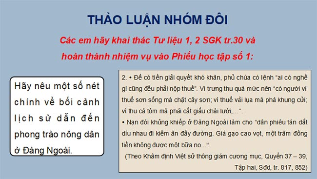 Giáo án PowerPoint Lịch sử 8 Bài 7 Kết nối tri thức