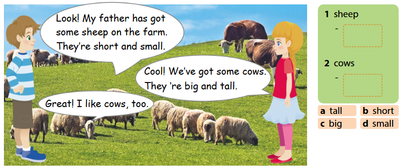 Tiếng Anh lớp 4 unit 3 lesson 1 minh họa 3