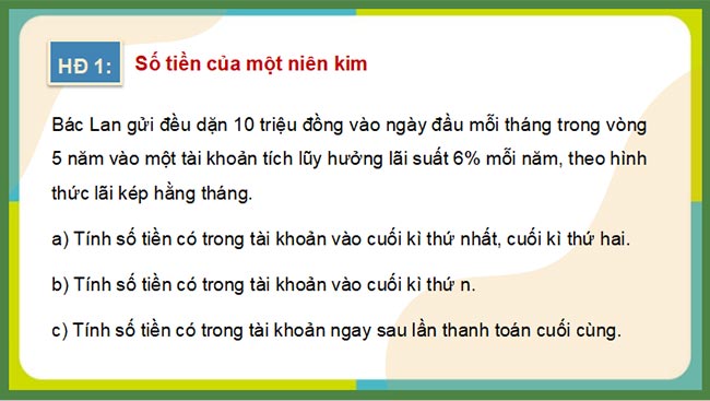 Một vài áp dụng của toán học trong tài chính