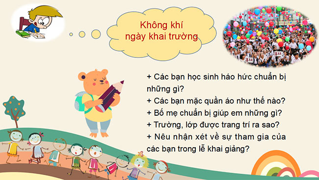 PowerPoint Tự nhiên và xã hội 2 Bài 6: Chào đón ngày khai giảng