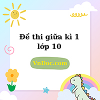 Đề thi Giữa kì 1 Vật lí 10 Cánh diều - Đề 2