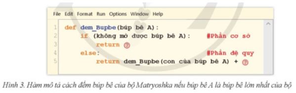 Giải Chuyên đề Tin học 11 Cánh diều bài 1: Khái niệm đệ quy và ví dụ