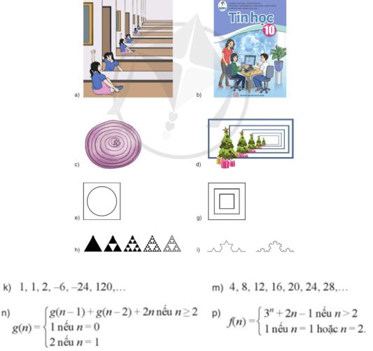 Giải Chuyên đề Tin học 11 Cánh diều bài 1: Khái niệm đệ quy và ví dụ