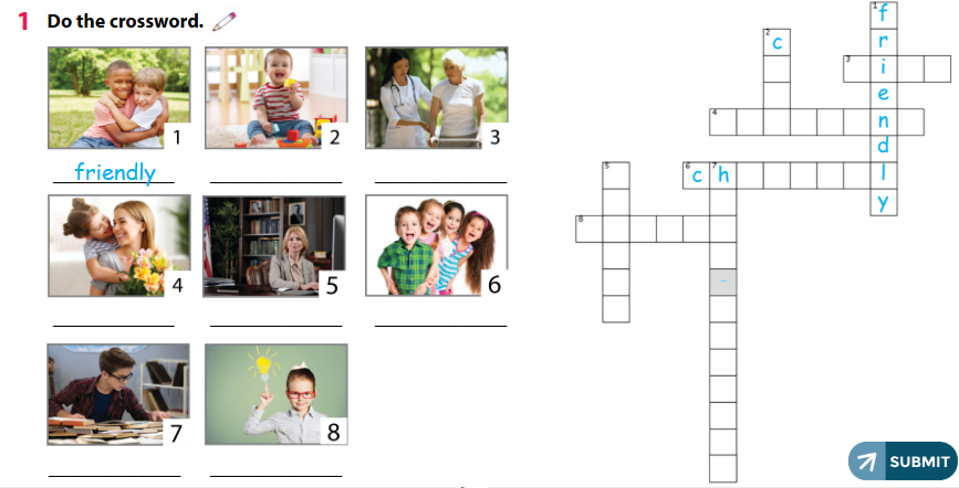 Tiếng Anh 4 Wonderful world Review 1 Part 1 minh họa 1