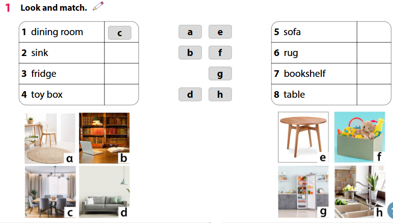 Tiếng Anh 4 Wonderful world Review 1 Part 2 minh họa 1