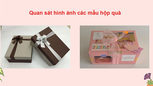 PowerPoint Mĩ thuật 5 Bài 6: Hộp quà xinh xắn