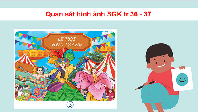 PowerPoint Mĩ thuật 5 Bài 8: Lễ hội hóa trang
