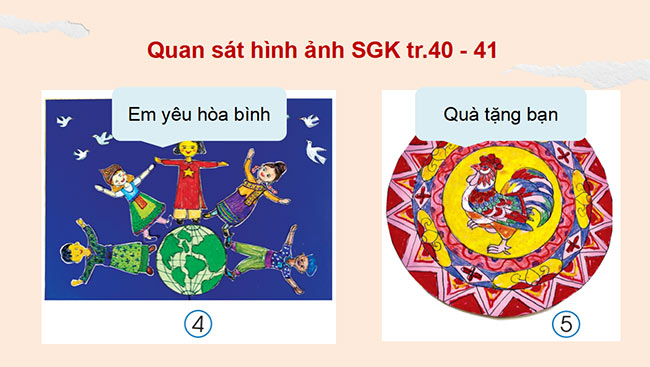 PowerPoint Mĩ thuật 5 Bài ôn tập: Cùng nhau ôn tập học kì 1