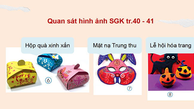 PowerPoint Mĩ thuật 5 Bài ôn tập: Cùng nhau ôn tập học kì 1