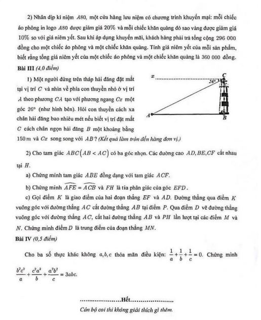 Đề khảo sát Toán 9 đầu năm 2025 – 2026 trường THCS Giảng Võ – Hà Nội