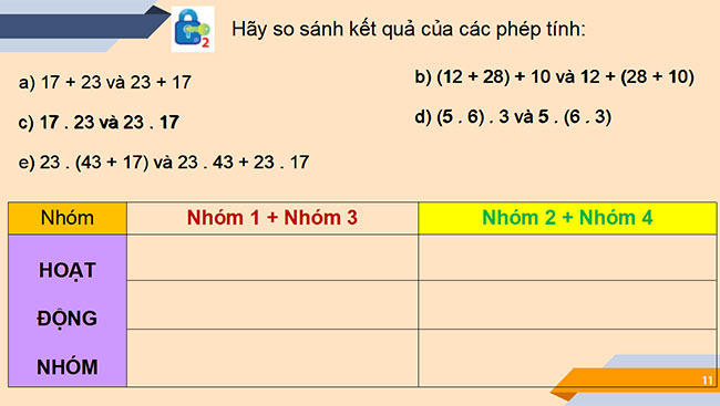 PowerPoint Toán 6 Bài 3: Các phép tính trong tập hợp số tự nhiên