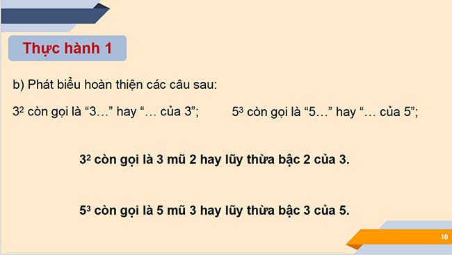PowerPoint Toán 6 Bài 4: Lũy thừa với số mũ tự nhiên