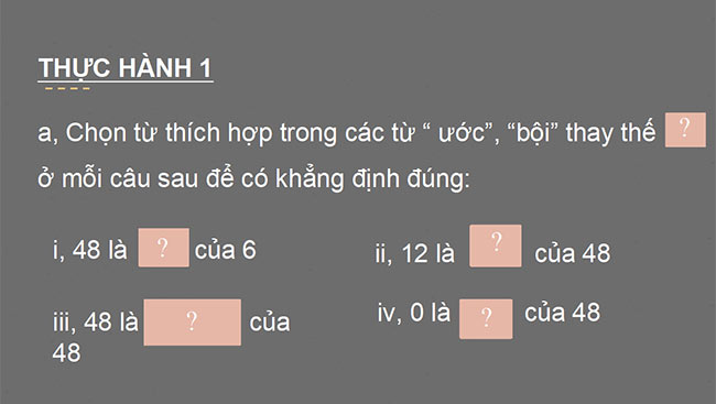 PowerPoint Toán 6 Bài 9: Ước và bội
