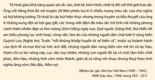 Soạn Chuyên đề Ngữ văn 11 Cánh diều phần 1: Sự nghiệp văn chương và phong cách nghệ thuật của tác giả văn học