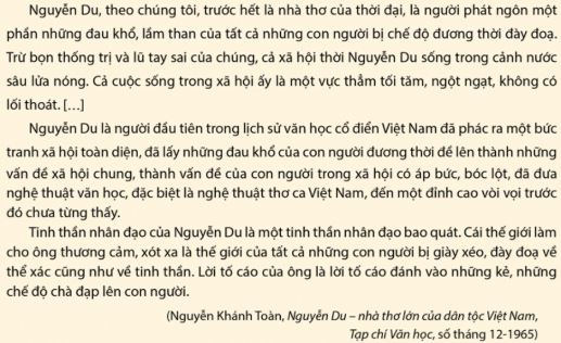 Soạn Chuyên đề Ngữ văn 11 Cánh diều phần 2: Yêu cầu và cách thức đọc một tác giả văn học
