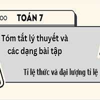 Tóm tắt lý thuyết và các dạng bài tập: Tỉ lệ thức và đại lượng tỉ lệ