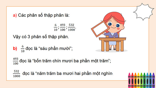 PowerPoint dạy thêm Toán 5 Bài 4: Phân số thập phân