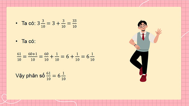 PowerPoint dạy thêm Toán 5 Bài 7: Hỗn số