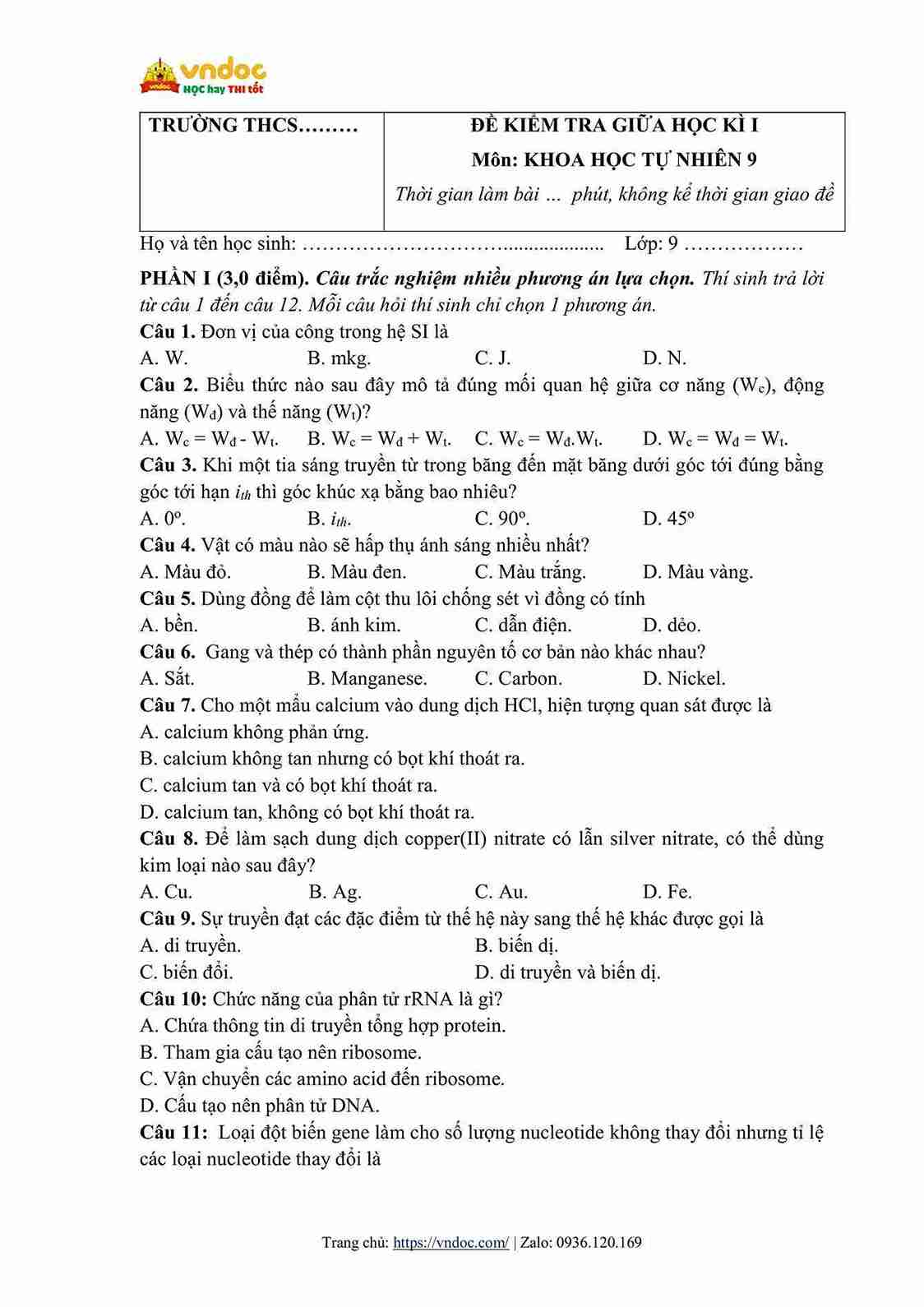 de thi hoc ki 1 khoa hoc tu nhien 9 chan troi sang tao cv 7991 hinh anh 0 1*788377