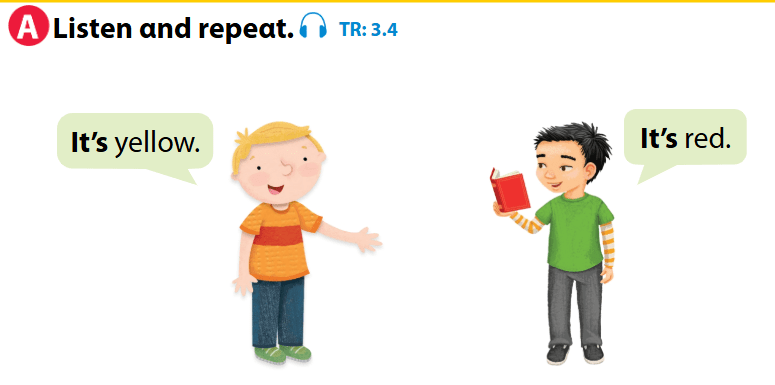 Tiếng Anh lớp 1 Wonderful World Unit 3 Lesson 2 minh họa 1