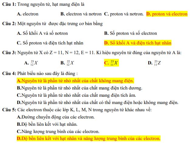 Bộ đề thi giữa kì 1 Hóa 10 Cánh diều - Số 1