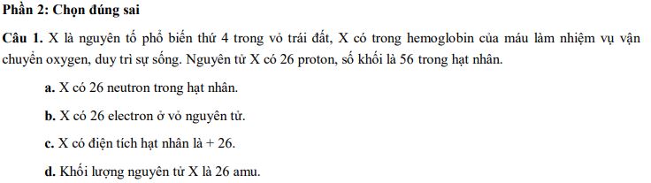 Bộ đề thi giữa kì 1 Hóa 10 Cánh diều - Số 1