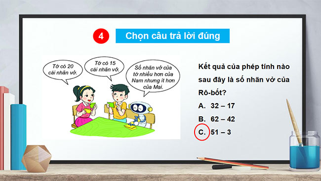 PowerPoint Toán 2 Bài 24: Luyện tập chung