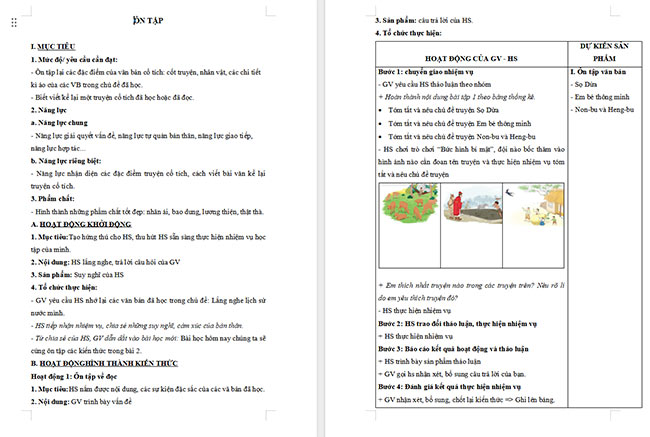 Giáo án Văn 6 Bài 2: Ôn tập