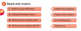 Sách bài tập tiếng Anh lớp 4 unit 4 My birthday party minh họa 5