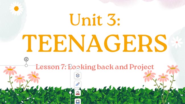 Giáo án PowerPoint Tiếng Anh 8 Unit 3: Looking Back