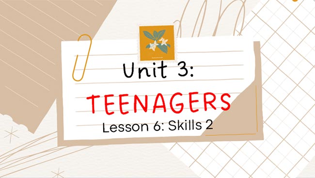 Giáo án PowerPoint Tiếng Anh 8 Unit 3: Skills 2