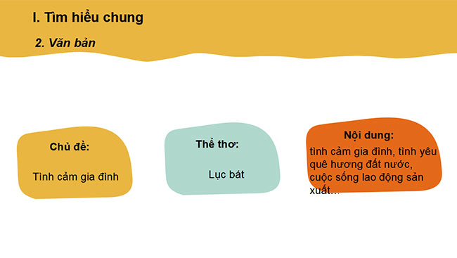 PowerPoint Ngữ văn 6 Bài 2: Ca dao Việt Nam