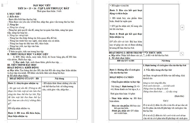 Giáo án Văn 6 Bài 2: Kể lại một trải nghiệm đáng nhớ