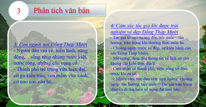 PowerPoint Ngữ văn 6 Bài 3: Đồng Tháp Mười mùa nước nổi