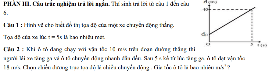 Đề thi giữa học kì 1 Vật lí 10 Kết nối tri thức