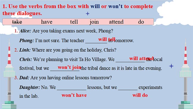  Tiếng Anh 8 Unit 6: A Closer Look 2