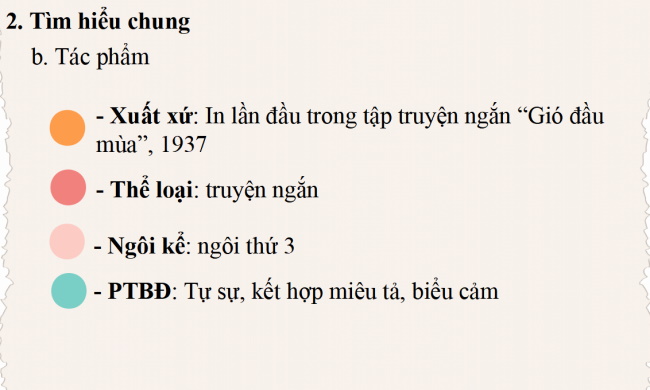 PowerPoint Ngữ văn 6 Bài 3: Gió lạnh đầu mùa