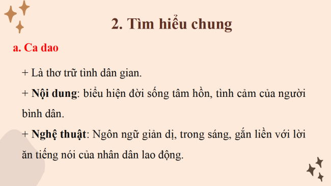 PowerPoint Ngữ văn 6 Bài 4: Chùm ca dao về quê hương đất nước