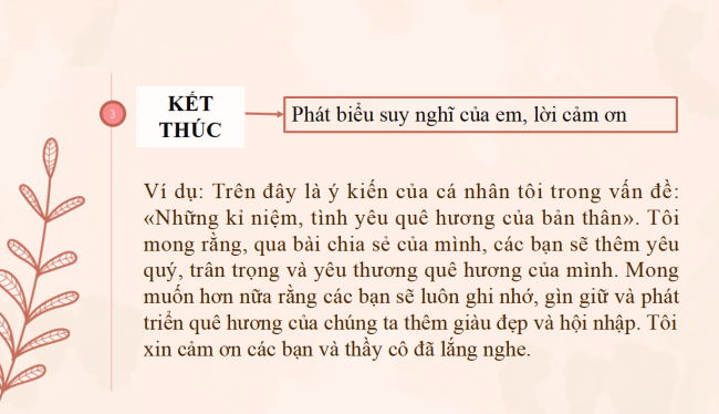 PowerPoint Ngữ văn 6 Bài 4: Trình bày suy nghĩ về tình cảm của con người với quê hương