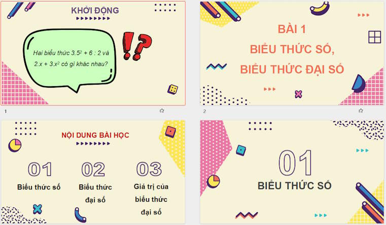 Bài giảng điện tử Toán lớp 7 Chân trời sáng tạo cả năm