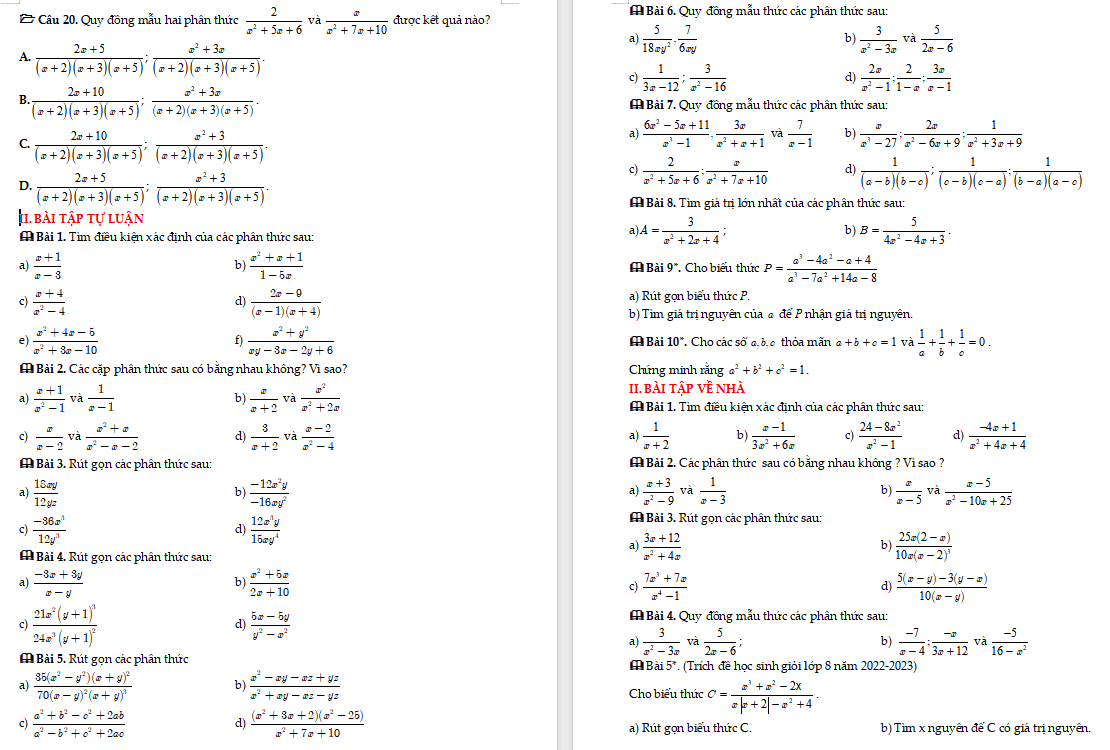 Phân thức đại số