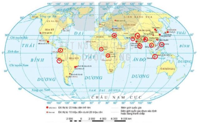 Giải Chuyên đề Địa lí 10 Kết nối tri thức: Đô thị hóa ở các nước đang phát triển