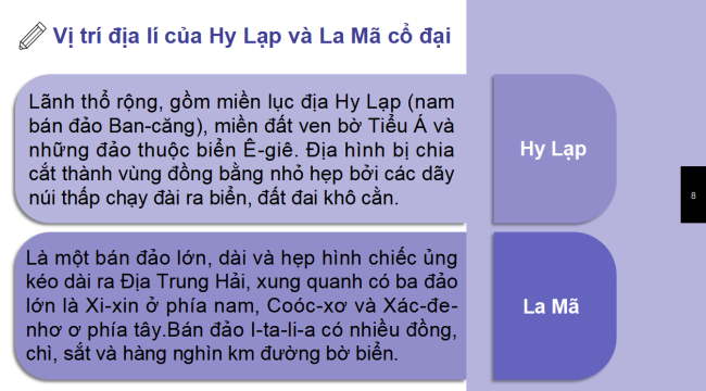 PowerPoint Bài 9: Hy Lạp và La Mã cổ đại