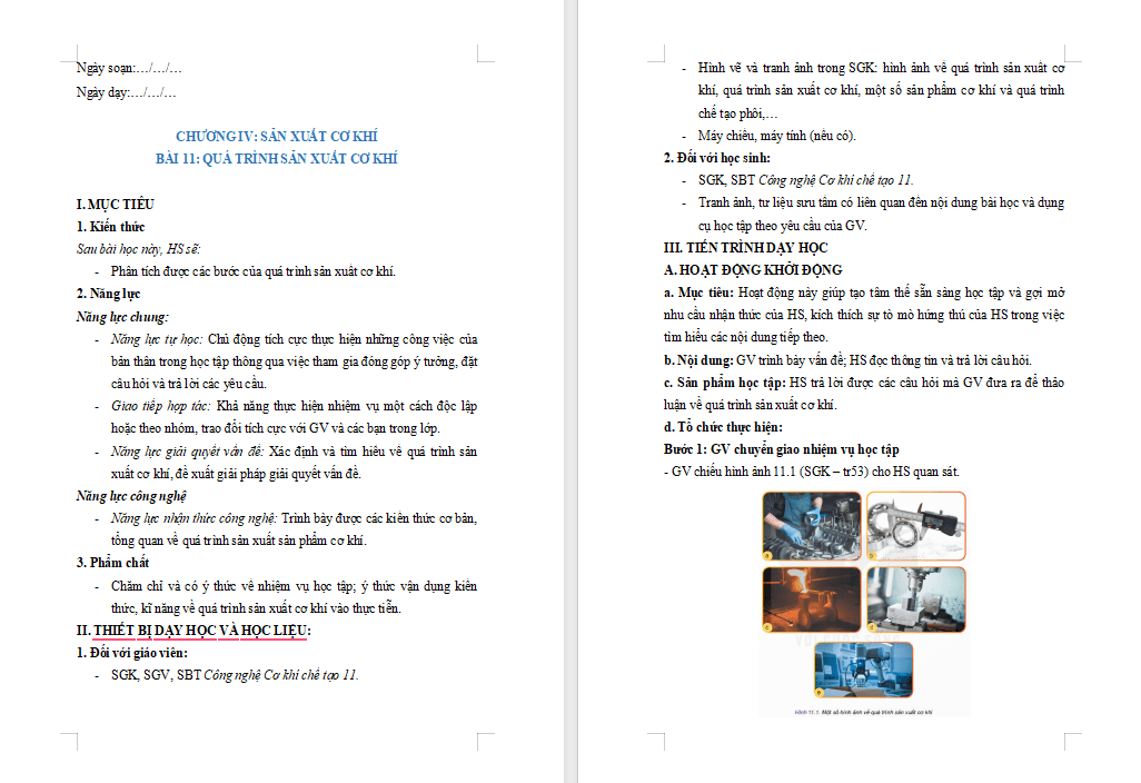 Giáo án PowerPoint Công nghệ 11 Bai-11