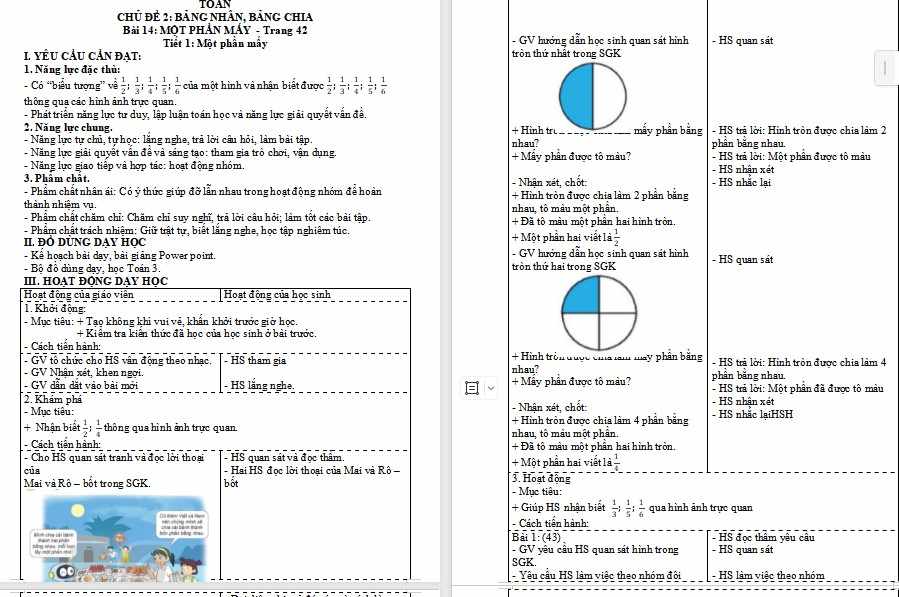 Bài 14: Một phần mấy